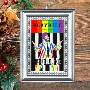 Beetlejuice Broadway Musical Playbill‎ Christmas Tree Ornament